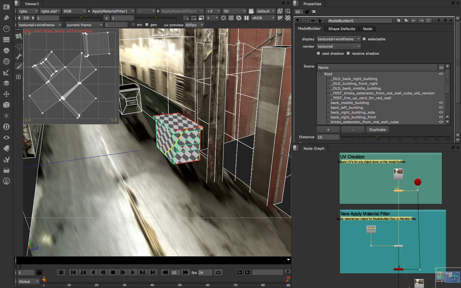 4 ModelBuilder_UVs_ApplyMaterial