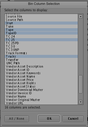 Choose Columns 2
