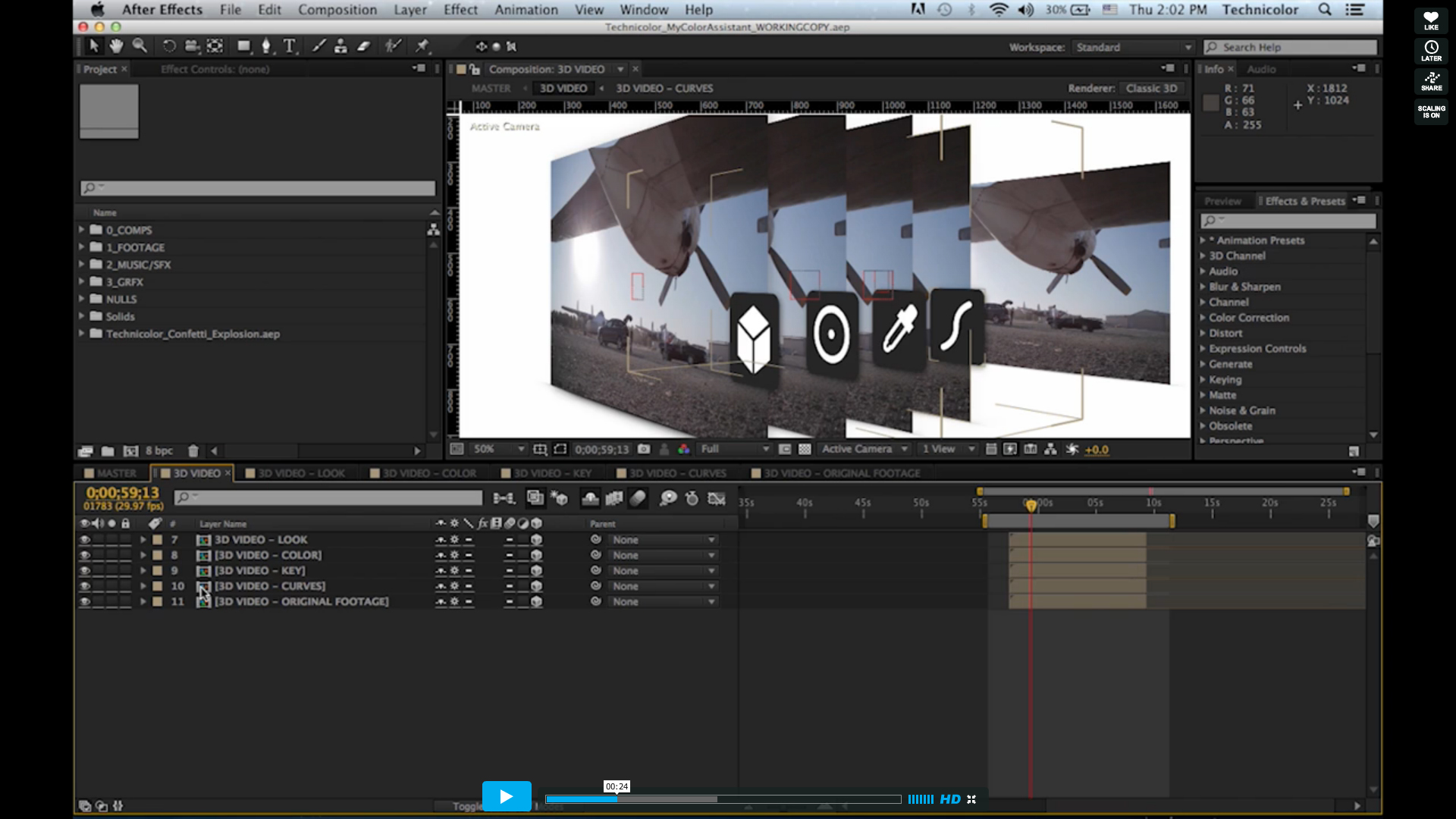Tutorial Color Assist-After Effects