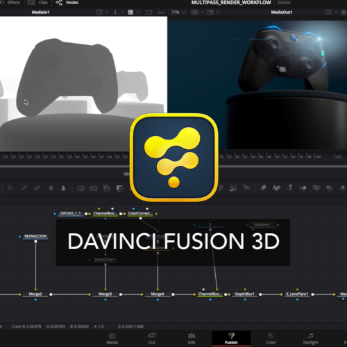Curso Online DaVinci Fusion 3D