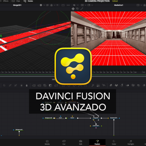 Curso Online DaVinci Fusion 3D Avanzado